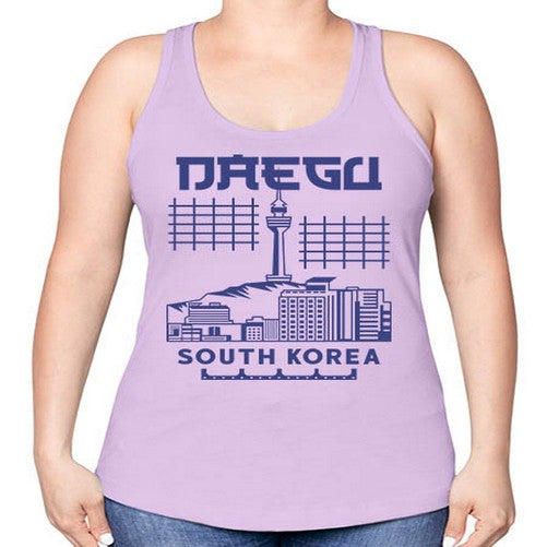 Daegu 641# - cities -Racerback Tank