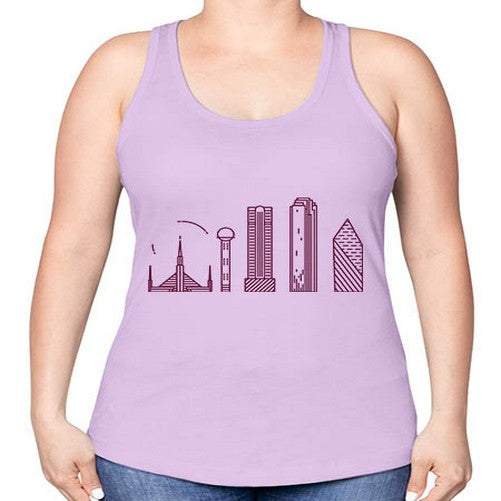 Dallas 644# - cities -Racerback Tank