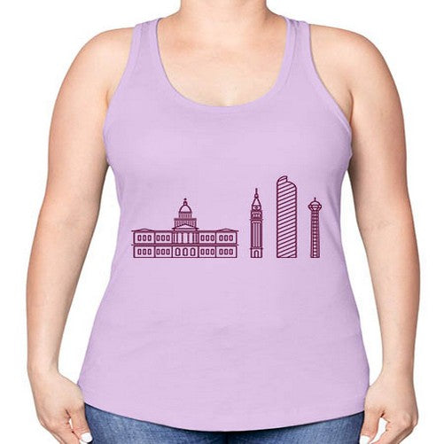 Denver 660# - cities -Racerback Tank