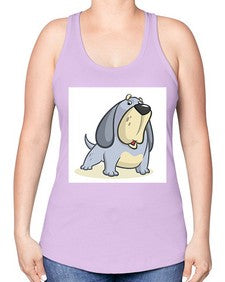 dog 115# - dogs -Racerback Tank