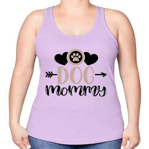 Dog Mommy Style 25# - dogs -Racerback Tank