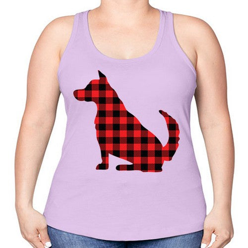 Dog Style 105# - dogs -Racerback Tank