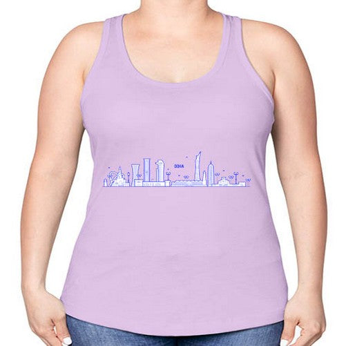 Doha 674# - cities -Racerback Tank