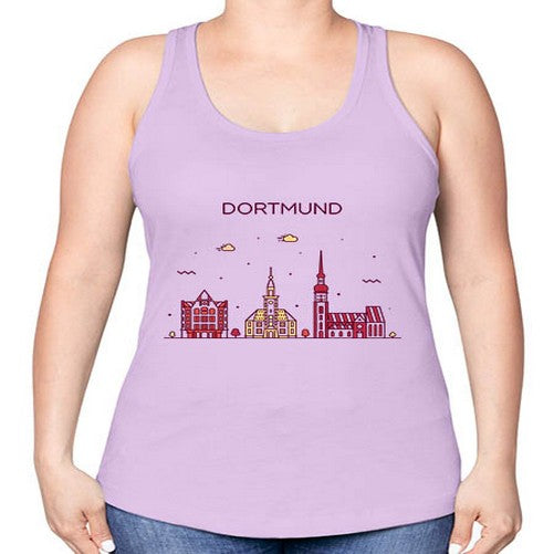 Dortmund 680# - cities -Racerback Tank