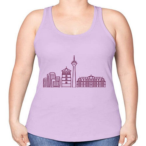 Dusseldorf 697# - cities -Racerback Tank