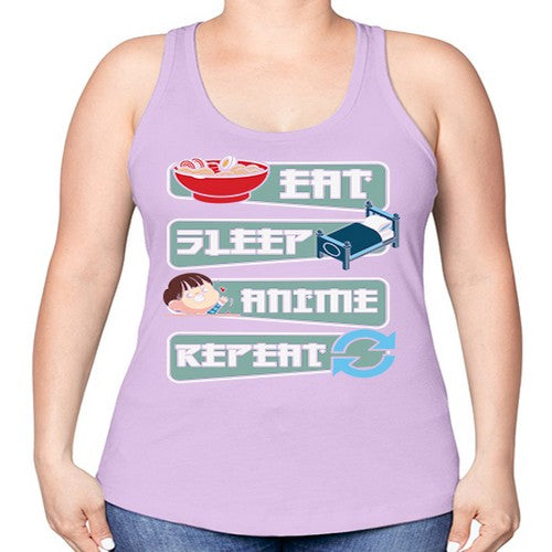 Eat Sleep Anime Repeat Anime Manga 227# - anime -Racerback Tank