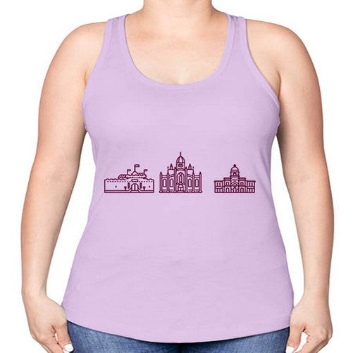 Edinburgh 702# - cities -Racerback Tank