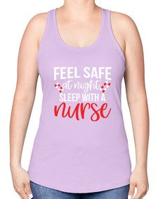 Feel Save Style 778# - nurse -Racerback Tank
