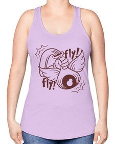 Fly 125# - cartoon general -Racerback Tank