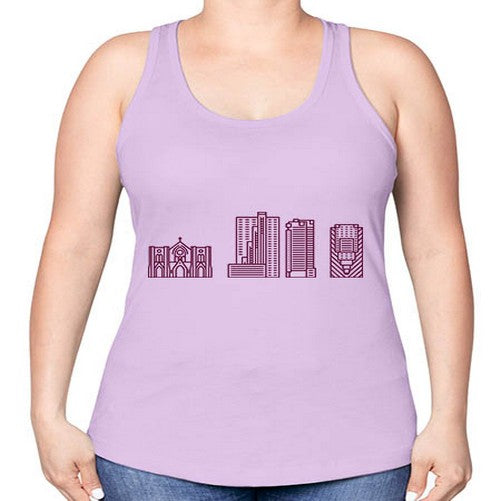 FortWorth 739# - cities -Racerback Tank