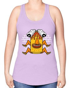 Fuck the weekend 128# - cartoon general -Racerback Tank