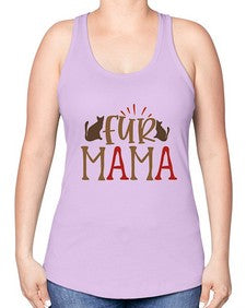 Fur Mama Style 13# - cats -Racerback Tank