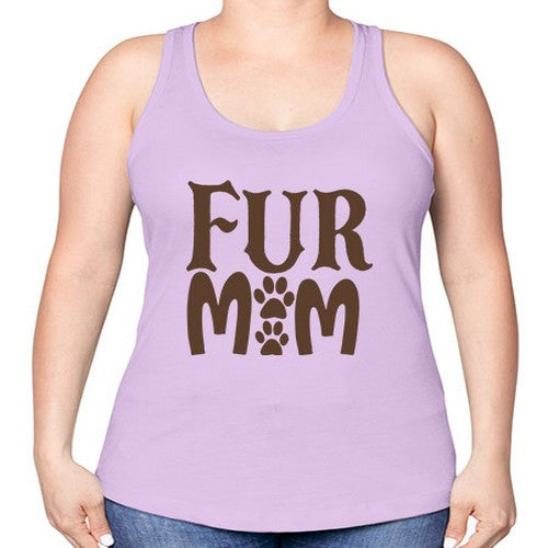 Fur Mom Style 88# - dogs -Racerback Tank