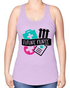 Future Nurse Style Style 815# - nurse -Racerback Tank