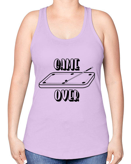 Game over 1218# - billards -Racerback Tank