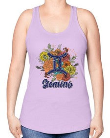 Gemini 126# - gemini -Racerback Tank