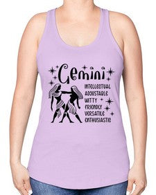 Gemini 217# - gemini -Racerback Tank