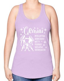 Gemini 221# - gemini -Racerback Tank