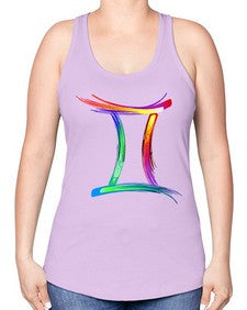 Gemini 222# - gemini -Racerback Tank