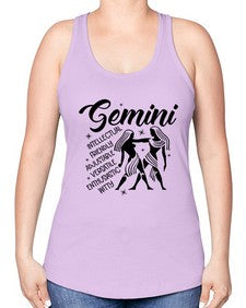 Gemini 223# - gemini -Racerback Tank