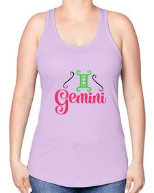 Gemini 224# - gemini -Racerback Tank
