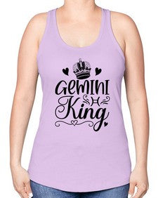 Gemini king 228# - gemini -Racerback Tank
