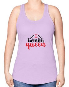 Gemini queen 215# - gemini -Racerback Tank
