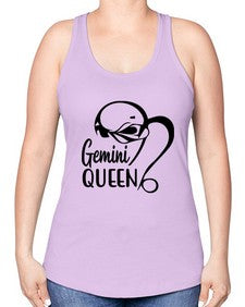 Gemini queen 231# - gemini -Racerback Tank