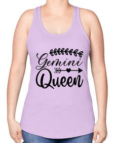 Gemini queen 232# - gemini -Racerback Tank