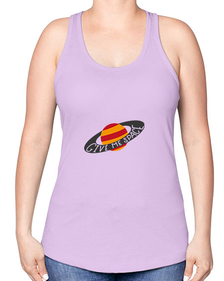 Givemespace 27# - space -Racerback Tank