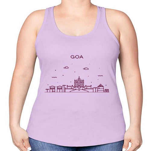 Goa 775# - cities -Racerback Tank
