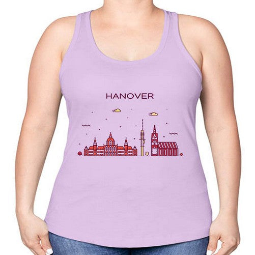 Hanover 818# - cities -Racerback Tank