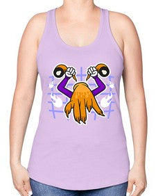 Haunted spy 137# - cartoon general -Racerback Tank