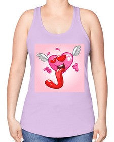 Heart 139# - cartoon general -Racerback Tank