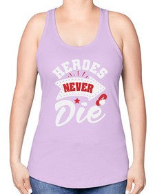 Heroes never die 21# - video games -Racerback Tank