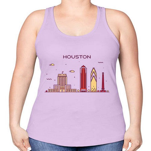 Houston 911# - cities -Racerback Tank