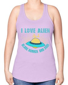 I love alien and blade runner 18# - ufo -Racerback Tank