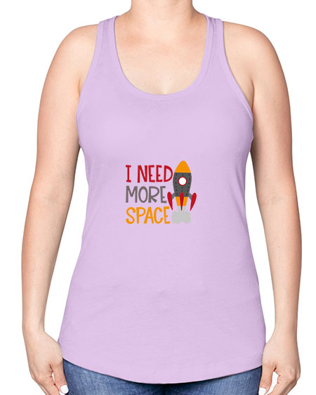 Ineedmorespace 18# - space -Racerback Tank
