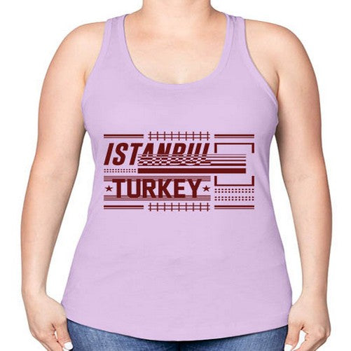 Istanbul 967# - cities -Racerback Tank