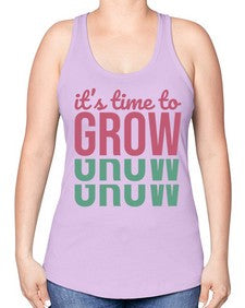 Its Time to Grow 9# - internet -Racerback Tank