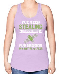 Ive been stealing from the alien 30# - ufo -Racerback Tank