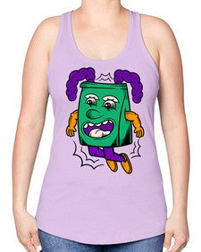 Jumping pouch 146# - cartoon general -Racerback Tank