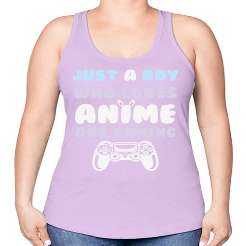 Just A Boy Who Loves 261# - anime -Racerback Tank