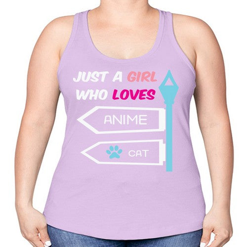 Just A Girl Who Loves Anime 264# - anime -Racerback Tank