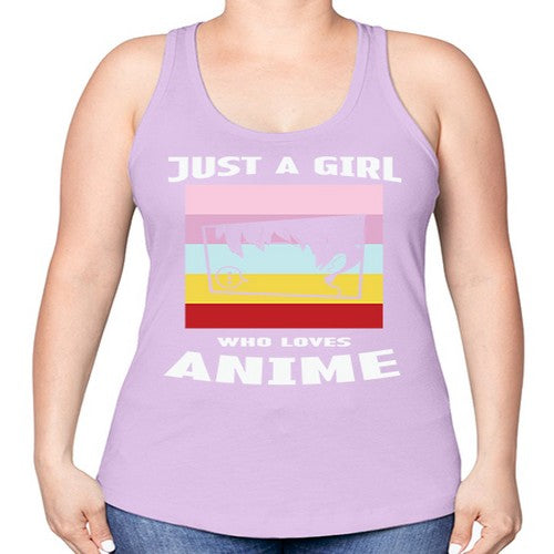 Just A Girl Who Loves Anime 265# - anime -Racerback Tank