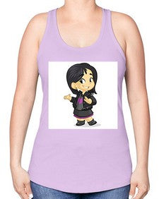 Kid 147# - cartoon general -Racerback Tank