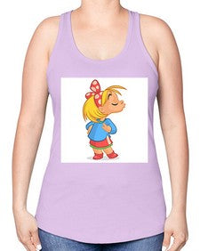 Kid 152# - cartoon general -Racerback Tank