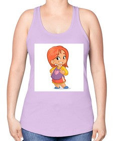 Kid 153# - cartoon general -Racerback Tank