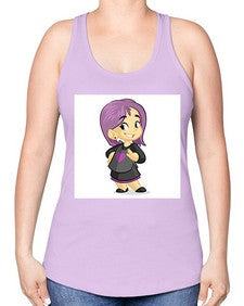 Kid 156# - cartoon general -Racerback Tank