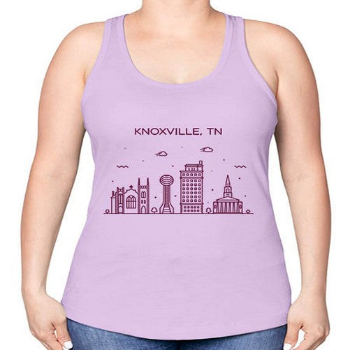 KnoxvilleTN 1066# - cities -Racerback Tank